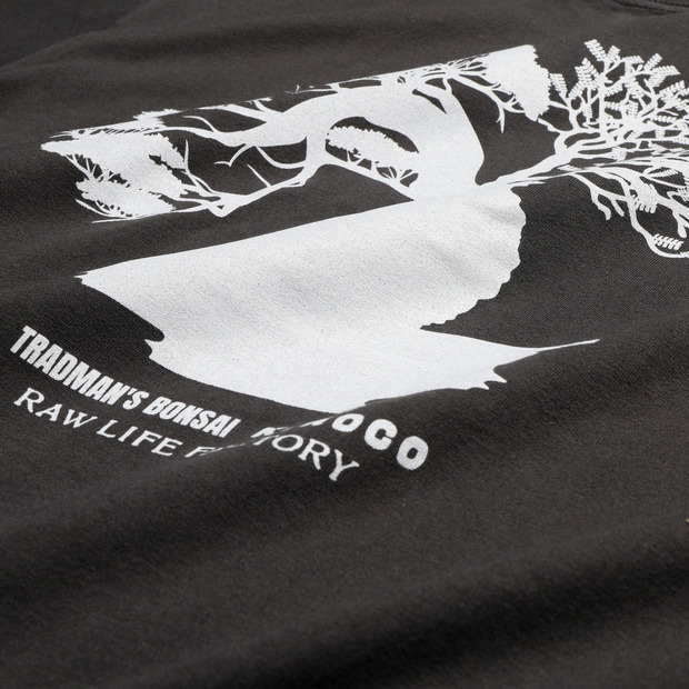 KINOCO × TRADMAN’S BONSAI TEE【CHARCOAL GRAY】 詳細画像